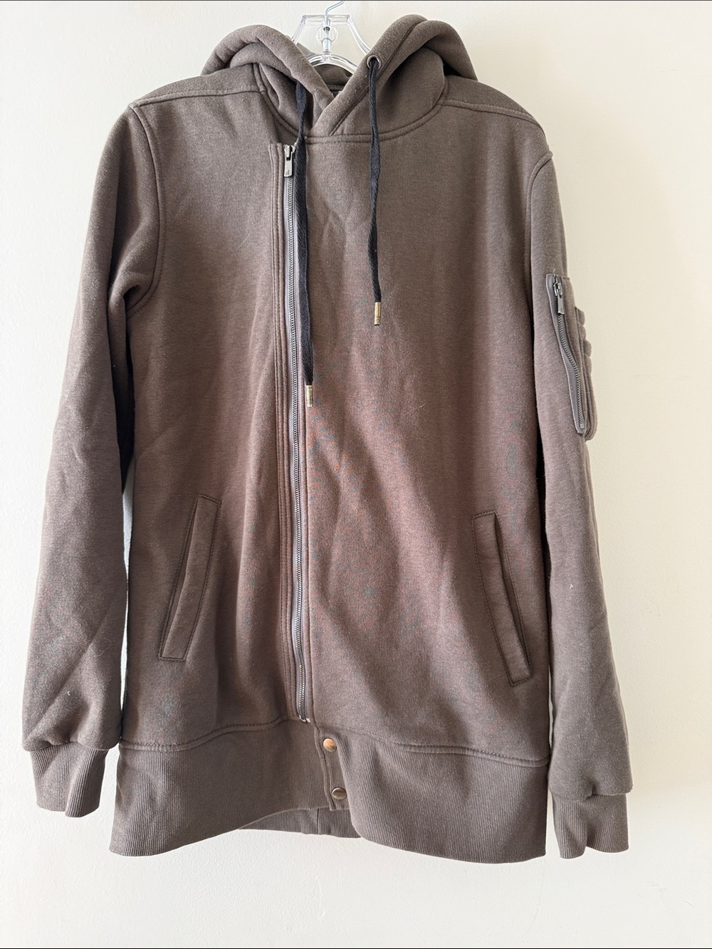 Skingraft olive green  Hooded Zip Jacket